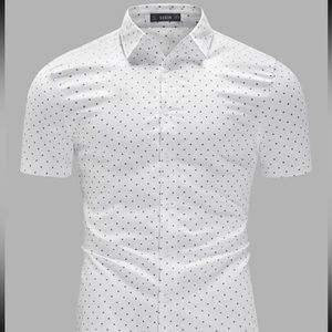 NWOT-White Short Sleeves Shirt